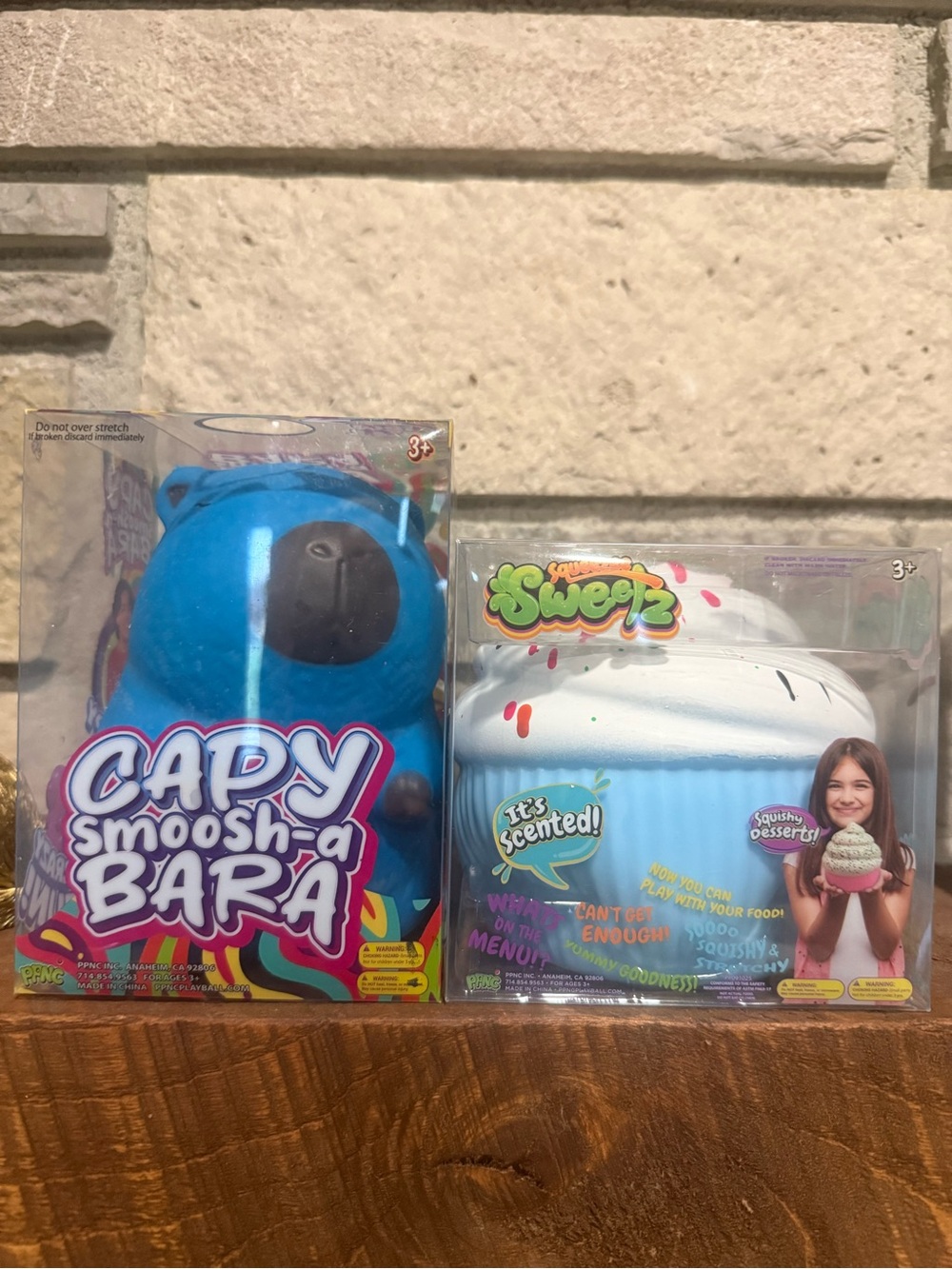 BIG Squishy Bundle Capybara and Cupcake